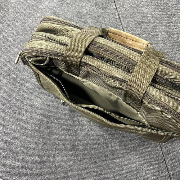 Briggs & Riley 231X-7 Double Expandable Carry-On Business Travel Bag Olive Green - Picture 13 of 16